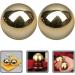 Buy Healvian 2ST Brass Gymnastics Balls - Precision Metal Rollball Massage Device | Multifunctional Portable Baoding Balls for Hand Massage - International Shipping Available - Buy Online on GoSupps.com