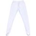 Daydance Girl's Shiny Spandex Gymnastics Stirrup Pants | White | 7-8 Years - Buy Online on GoSupps.com