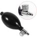 DEWIN Blood Pressure Bulb Replacement Black Manual Inflation Blood Pressure Latex Bulb with Air Release Valve for Blood Pressure Monitor Blood Pressure Measurement - Buy Online on GoSupps.com