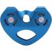 Alomejor 25KN Aluminum Alloy Climbing Pulley Block - Anti Skid Plates for Rescue - Durable Blue Pulley for Outdoor Adventures - Buy Online on GoSupps.com