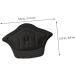FOMIYES 2 Pairs Shoe Bottom Protector Heel Pads - Men & Women Stickers for Boots & Sneakers Thicken Black 11.5x8cm - International Shipping Available - Buy Online on GoSupps.com