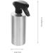 Stainless Steel Mist Spray Bottle - Refillable Continuous Sprayer for Plants Hair Styling & Skin Care - 550ML - Buy Online on GoSupps.com