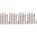 FOMIYES 20 Pcs Eyeliner Empty Pipe Empty Eyelash Tube Empty Eyeliner Tube Empty Eyeliner Vials Tube Plastic 1 count (Pack of 1) Goldenx4pcs