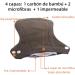 Bomais Bamboo Charcoal Menstrual Pads - Reusable Waterproof Normal & Heavy Flow 6-Piece Set - Buy Online on GoSupps.com