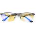Lanlang Blue Light Filter Glasses for Men & Women - Anti-Eyestrain Metal Round Frame - 0 Diopters LL-011-C1 - Buy Online on GoSupps.com