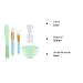 5-in-1 Silicone Face Mask Mixing Bowl Set - DIY Tool with Brushes Spatula & Measuring Devices for Women s Facial Care & Eye Masks - Green - Buy Online on GoSupps.com