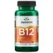 Swanson Vitamin B12 Cyanocobalamin 500mcg 250 Capsules High Dosed Soy Free Gluten Free Non-GMO