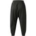 Men's Solid Cotton Trousers with Pockets | Elastic Waist & Leisure Pants | Sizes Up to XXXL in Black - Buy Online on GoSupps.com