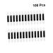 100pcs Double Ended Makeup Applicator Sponge Sticks - Best Blending Tool for Eyeshadow & Eye Makeup | Travel Friendly White Sponges - Buy Online on GoSupps.com