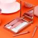 COSHINE Easy-taken Travel Makeup Brush Set - 5pcs Mini Cosmetic Brushes with Mirror - Buy Online on GoSupps.com