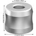 AMOYER SHIAL READ Aluminum Alloy Shaving Stand for Men - Stylish Bathroom Metal Grooming Holder - Buy Online on GoSupps.com