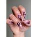 24Pcs/Set Press On Nails European and American Style Mid Length Nail Art False Nails Acrylic Fake Nails Full Cover Nails Tips Artificial Finger Manicure Press on nails for Women and Girls - Buy Online on GoSupps.com