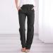 Women's High Waisted Wide Leg Pants with Drawstring Waist and Pockets - Black - Buy Online on GoSupps.com