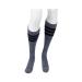 Juzo Power Comfort Knee High Compression Sock 15-20 mmHg Circulation Therapy for Men & Women Comfortable Moisture Control Therapeutic Relief Easy to Wear Retro Heather Gray Large