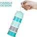 YeahiBaby Milk Powder Dispenser - Portable Snack Storage Container for Travel & Camping (Blue) - Buy Online on GoSupps.com