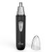 Ear and Nose Hair Trimmer, 2022 Professional Rechargeable Painless Ear Eyebrow Trimming Tool for Man Woman, Dual Edge Blades Razor Easy Cleansing Black
