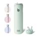 BOTTLE BOTTLE Stainless steel drinking bottle 710ml(24oz) with straw sports water bottle design for fitness(light green)