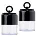 Beaupretty 2pcs Box Powder Box Travel Containers for Loose Powder Double Loose Powder Pot Sponge Abs Makeup Box