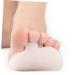 HEALLILY Gel Bunion Toe Spreader & Separator for High Heels - Foot Straightener & Forefoot Pad in White (Pair) - Buy Online on GoSupps.com