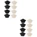 FOMIYES 8 Pairs Follow up Protective Heel Pads Shoe Pads for High Heels Insoles for Boots Shoes Heel Pads Insoles for Heels Heel Patch for Shoes Sponge Heel Foot Men and Women Net Thicken