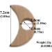 Wendysun 3pcs Cartoon Wood Teether Set - Natural Animal Moon Shape Baby Teething Toy - Buy Online on GoSupps.com