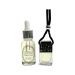 Tahitian Coconut Mango Luxury Car Scent Freshener Diffuser w/ Refill Dropper Car Perfume Auto Odor Eliminator Refillable Hanging Car Freshener