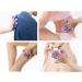 Roysmart Palm Shaped Massage Glove - 9 Roller Body Massager for Stress Relief (Purple) | International Shipping Available - Buy Online on GoSupps.com