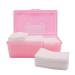500Pcs by a Box Portable Makeup Facial Soft Cotton Pads Soft Hypoallergenic and Lint Free Cotton Wipes for Applying Lotion Removing Face Makeup Eye Makeup and Nail Polish