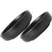 OUNONA 4 Pcs Sauce Dish Vinegar Dish Soy Sauce Plates Dipping Bowls Plates Fruit Black Appetizer Plates Japanese Style Seasoning Dishes Dip Bowl Snack Bowl Ceramics Mini Bowl re-usable 9X9X2.5CMx2pcs Blackx2pcs - Buy Online on GoSupps.com