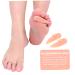 Middle Toe Support Pad Nursing Foot Protectors - Set of 4 | Bunion Cushions & Toe Divider | Orthopedic Bunion Splint & Valgus Correction Tool - Buy Online on GoSupps.com