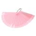 BNP 50 PCS False Nail Art Tips Sticks Nail Polish Color Card Plates Display Polish Board Nail Art Practice Supplies Home DIY Templates (Pink)