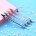 Onwon Dual-Ended Nail Rhinestone Picker Wax Tip Pencil for Manicure Nail Art Tool - Purple - Buy Online on GoSupps.com
