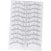 Hemoton 20 Pcs Eyebrow Guide Measure Tool Microblading Ruler Guide Makeup Ruler Eyebrow Ruler Make up - Buy Online on GoSupps.com