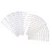 480pcs Art Fake Nails Fashion ABS Portable Manicure Tools for Nail Salon(Transparent Color)