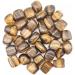 Aashita Creations Natural Tiger Eye Tumble Stones - Raw Rough Reiki Healing Crystals - 100g Pack for Crystal Healing - Buy Online on GoSupps.com