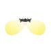 Blue Light Blocking Clip-on Computer Glasses Video Gaming Glasses Rimless for Rx Frames (Aviator Clip-on)