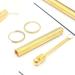 5Pcs Telescopic Ear Spoon Wax Removal Tool Set with Key Ring - Mini Earwax Cleaner Spoon Kit for Ear Hygiene - Buy Online on GoSupps.com