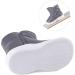 LACOFIA Toddler Anti-Slip Waterproof Snow Boots - Gray (6 UK Child) | Winter Warm Rubber Sole - Buy Online on GoSupps.com