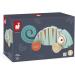 Janod Pulling Chameleon Tropik - Eco-Friendly Wood Learning Toy for Kids - Quiet Wheels FSC Certified - Perfect for Ages 1+ - J08264 - Buy Online on GoSupps.com