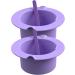 Buy Silicone Wax Pot Insert 2 Pack - Non-Stick Wax Warmer with Spatulas (Purple) | International Shipping Available - Buy Online on GoSupps.com