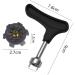 Buy Golf Shoe Spikes - 20 Universal Anti-Slip Spikes + Key for Easy Change | International Shipping - Buy Online on GoSupps.com