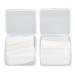 80 PACKS Reusable Self Adhesive Strips Self Adhesive Eyelash Strips with Strong Hold Standard False Eyelashes Replacement (White)