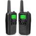 MOICO Long Range Walkie Talkies for Adults - 22 FRS Channels, Family Walkie Talkie with LED Flashlight, VOX, LCD Display - Perfect for Hiking and Camping (Black 2 Pack) - Buy Online on GoSupps.com