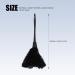 Rosrrtlm 1pc Fashion Turkey Feather Duster with Black Plastic Handle Cleaning Tool(black) 35cm - Buy Online on GoSupps.com