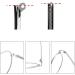 Deebow Glasses Spare Bar & Yewear Leg | Transparent Metal Brass Temporary Parts - 1 Pair for International Shipping - Buy Online on GoSupps.com