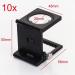 Spacmirrors 10X 28Mm Linen Test Three Folding Magnifying Glass Portable Zinc Alloy Magnifierwith LED Lamp for Textile Jewelry Collection Repair Magnifier - Buy Online on GoSupps.com