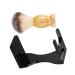 Magiclulu 5 sets Razierset Friseur Razor Display Display holder for shaver shaving brushes and stands men's shave shaving stands Soft hairdressing brushes jack acrylic hair clip man household