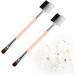 1 Eyebrow Comb Brush Duo Eyebrow Brush Eyelash Brush Professional Cosmetics Brush Concealer Brushes Eye Shadow Brush Double Ended Brow Brush Extend Portable Miss Pink - Buy Online on GoSupps.com