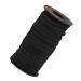 Gatuida Black Elastic Belt Elastic Rope Elastic Band Elastic Spool Leash Muzzle Rubber Band 3700x0.6cm