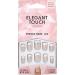 Elegant Touch - French Nails - Bare - 124 - Short Square Shape French Bare 124 24 Count (Pack of 1)